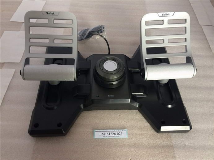 Saitek Pro Flight Combat Rudder Pedals Flight Pedals with Toe