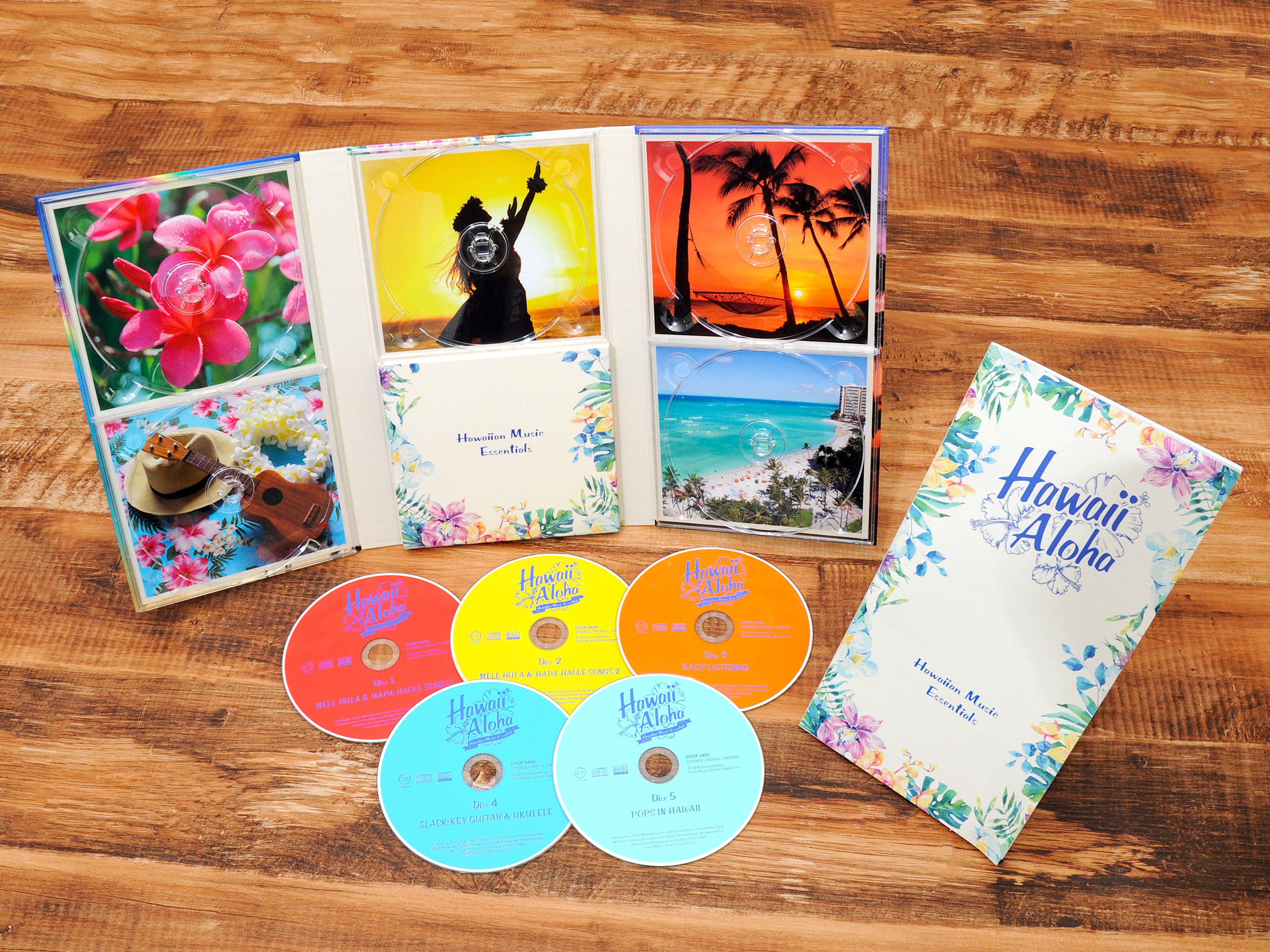 CD5枚組『ハワイ・アロハ（愛するハワイ）～ハワイアン・ミュージック