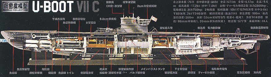 鋼密度模型 1/144 Uボート 16個セット (食玩) - ホビーサーチ ロボット