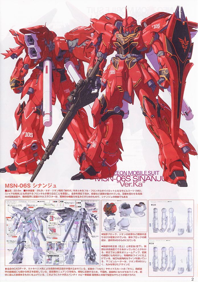 ☆プレミアムデカール付属 MSN-06S シナンジュ Ver.Ka (MG) (ガンプラ