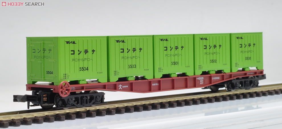 国鉄チキ5000・ワキ1 特急貨物列車「西たから」号 (8両セット) (鉄道