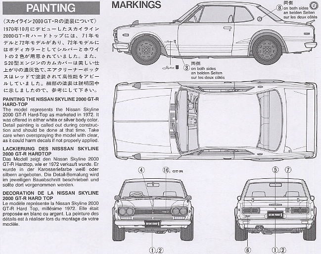 ニッサン スカイライン 2000GT-R ハードトップ (プラモデル) - ホビー