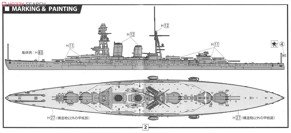 日本海軍巡洋戦艦 赤城 (プラモデル) - ホビーサーチ ミリタリープラモ