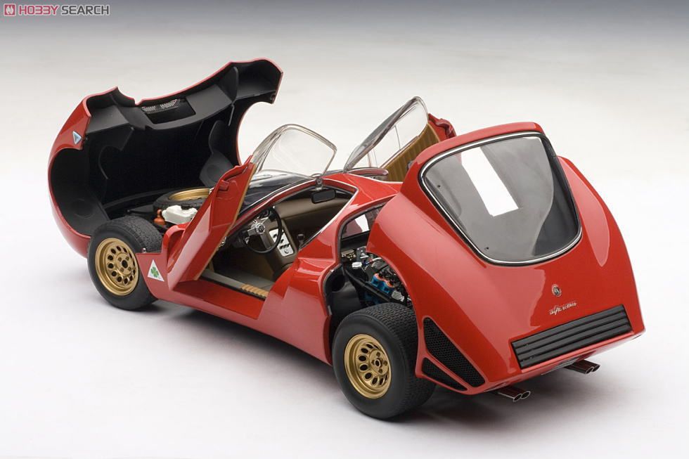 アルファロメオ ティーポ33/2 ストラダーレ プロトタイプ 1967 (レッド