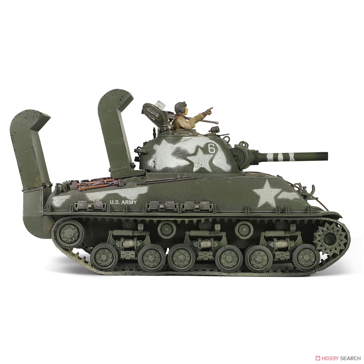 US Army M4 (105) Sherman HVSS w/Deep Wading Gear (Pre-built AFV