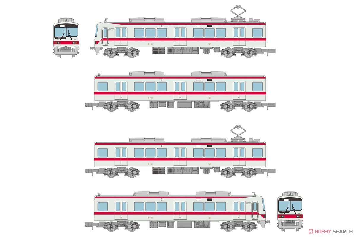鉄道コレクション 神戸電鉄 5000系 (5001編成) 4両セットA (4両セット