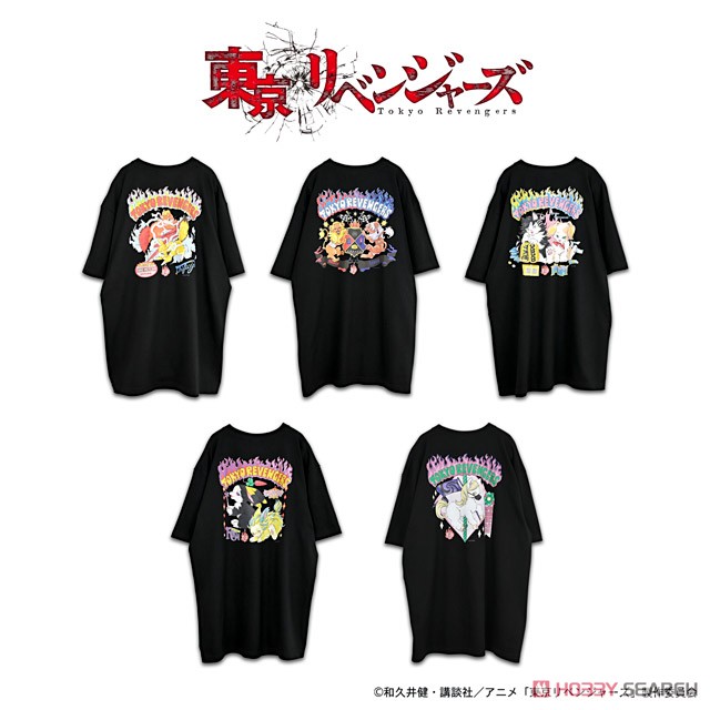 東京リベンジャーズ Ms LUTRAコラボ ビッグTシャツ (三途春千夜