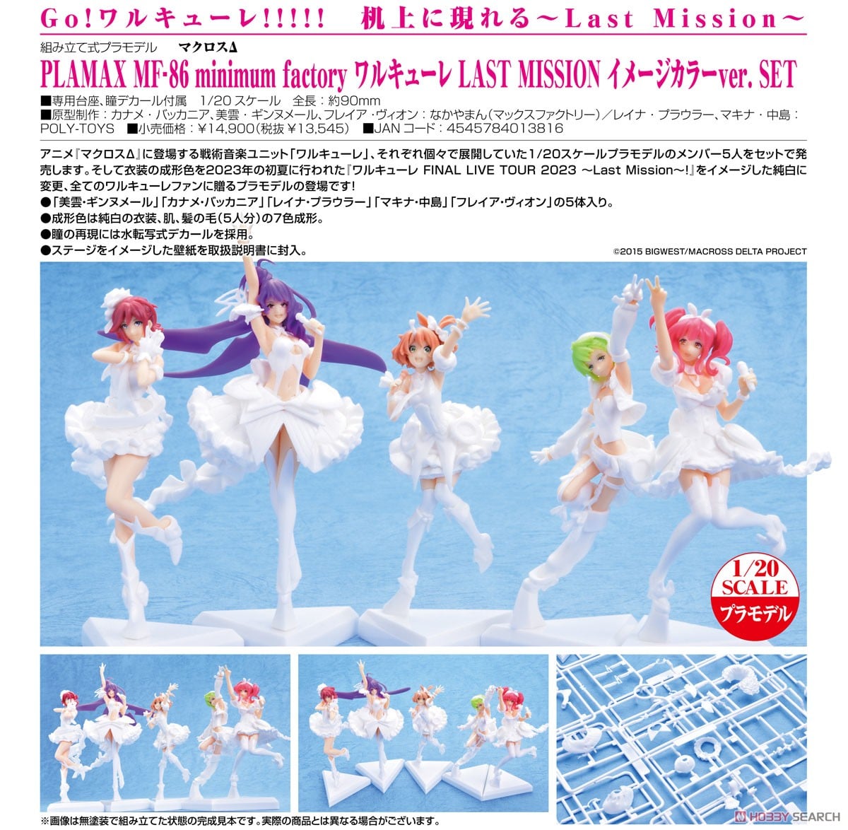 PLAMAX MF-86 minimum factory ワルキューレ LAST MISSION イメージ