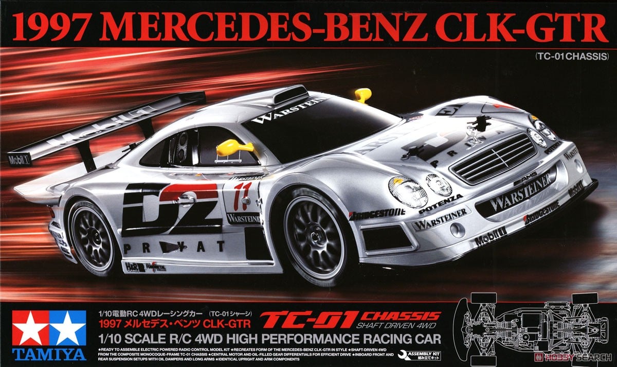 1997 メルセデス・ベンツ CLK-GTR (TC-01シャーシ) (ラジコン