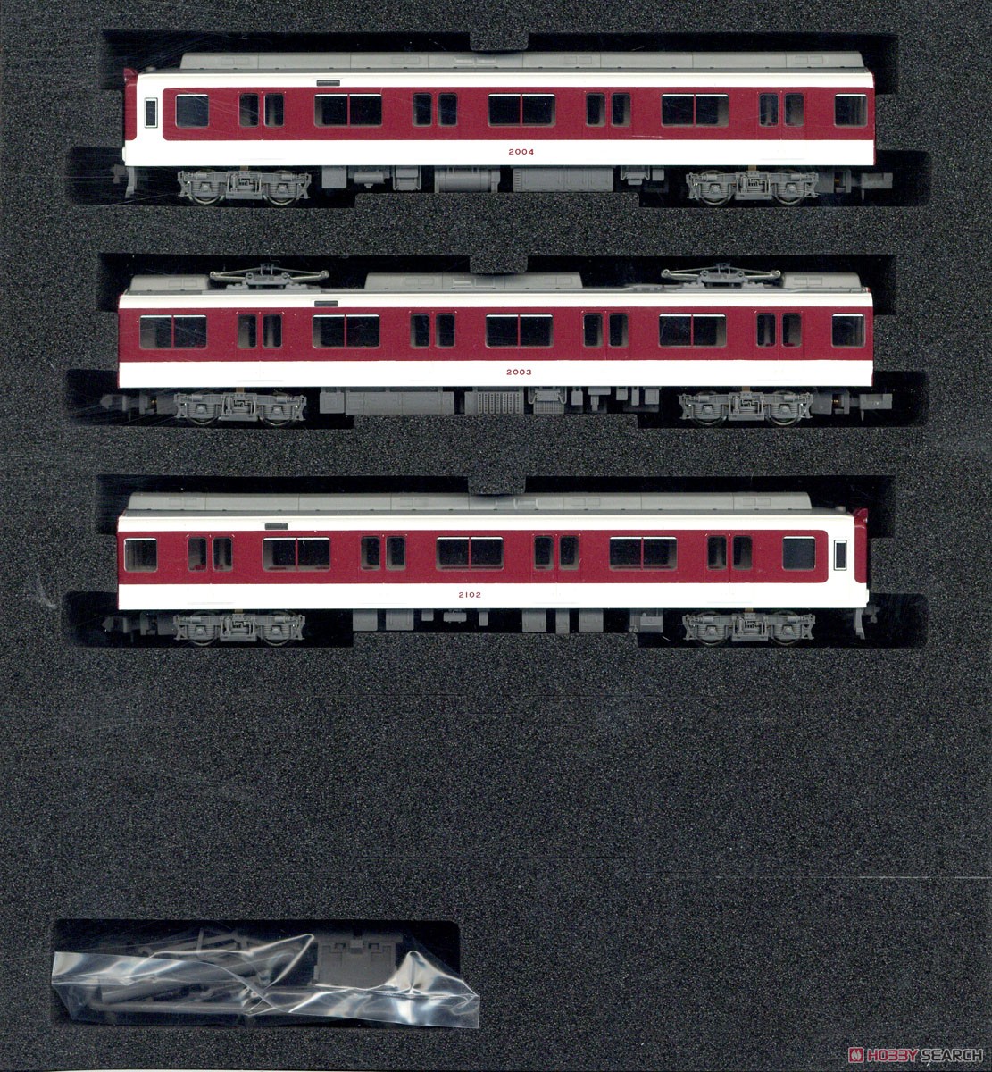 近鉄 2000系 (名古屋線・2003編成) 増結3両編成セット (動力無し