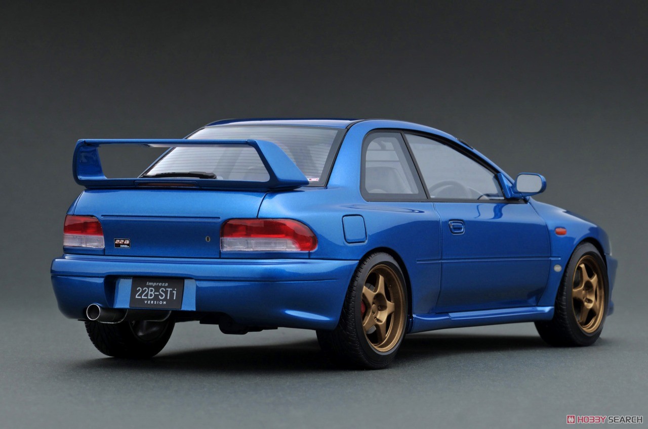 SUBARU Impreza 22B-STi Version (GC8改) Blue (ミニカー) - ホビー