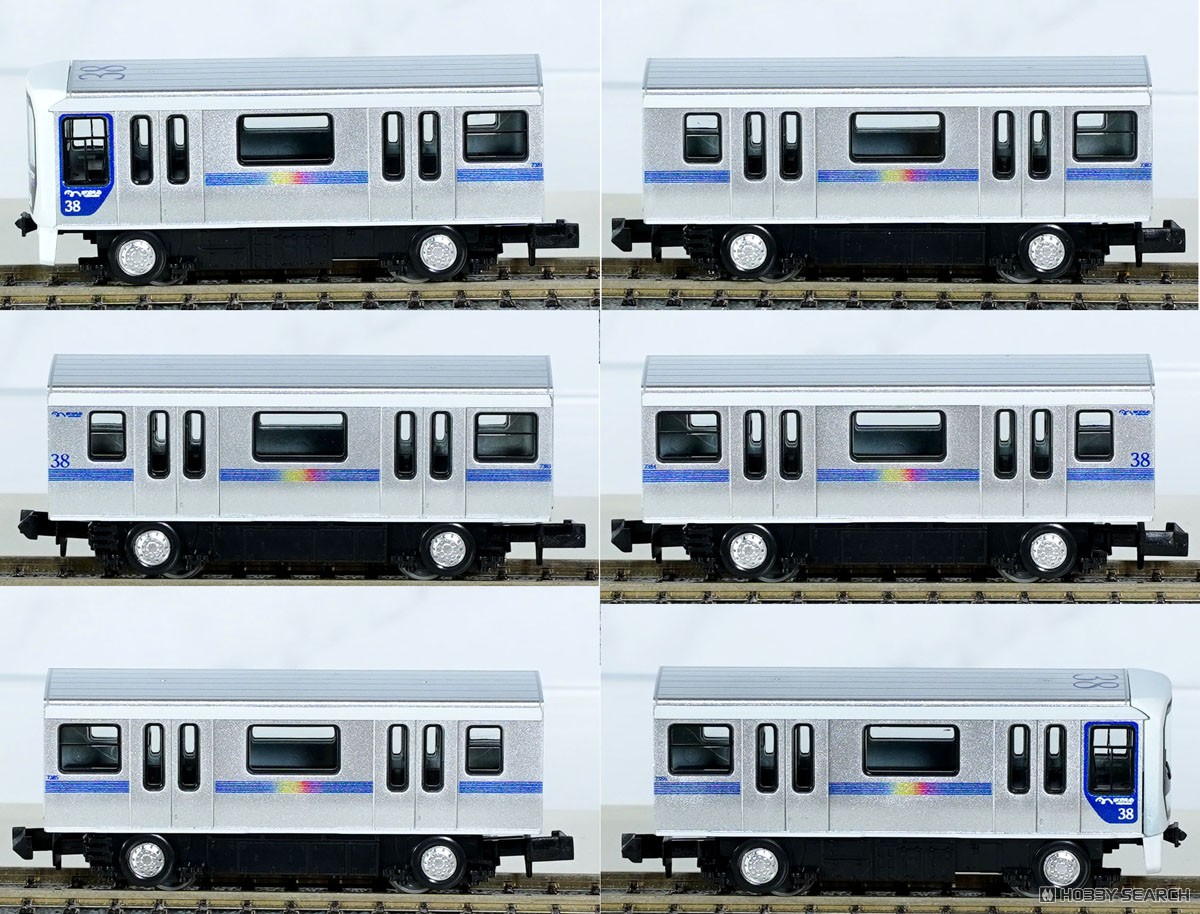 新交通システムコレクション 新交通ゆりかもめ7300系6両セット (6両