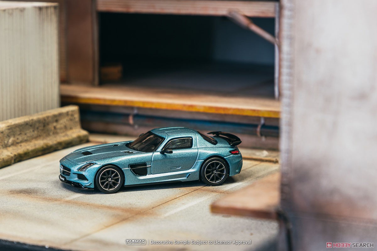 Mercedes-Benz SLS AMG Coupe Black Series Matte Blue (ミニカー