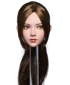 JKトイズ 1/6 アジア女性 ヘッドスカルプト ミリー (可動式眼球) A