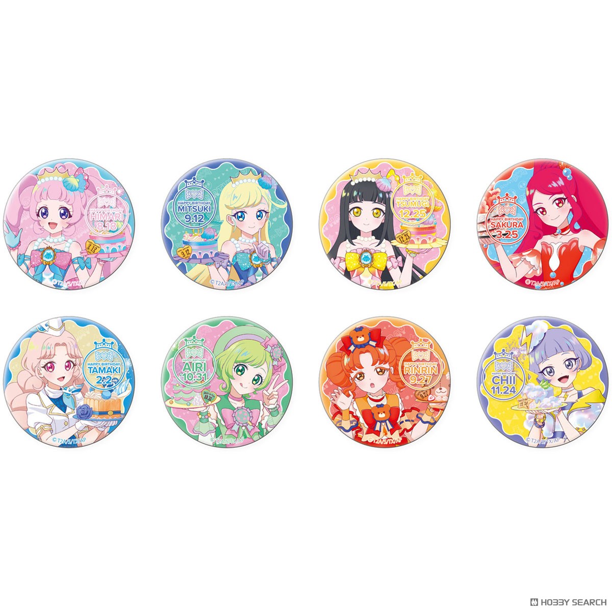 ひみつのアイプリ ハピプリバースデー202509 缶バッジみつき