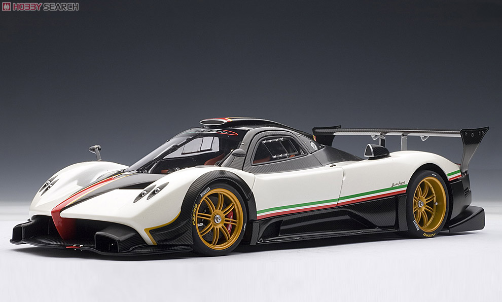 パガーニ ゾンダ R （ホワイト/イタリアン・ストライプ） (ミニカー