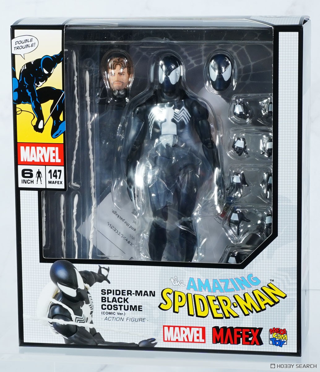 MAFEX No.147 SPIDER-MAN BLACK COSTUME (COMIC Ver.) (完成品