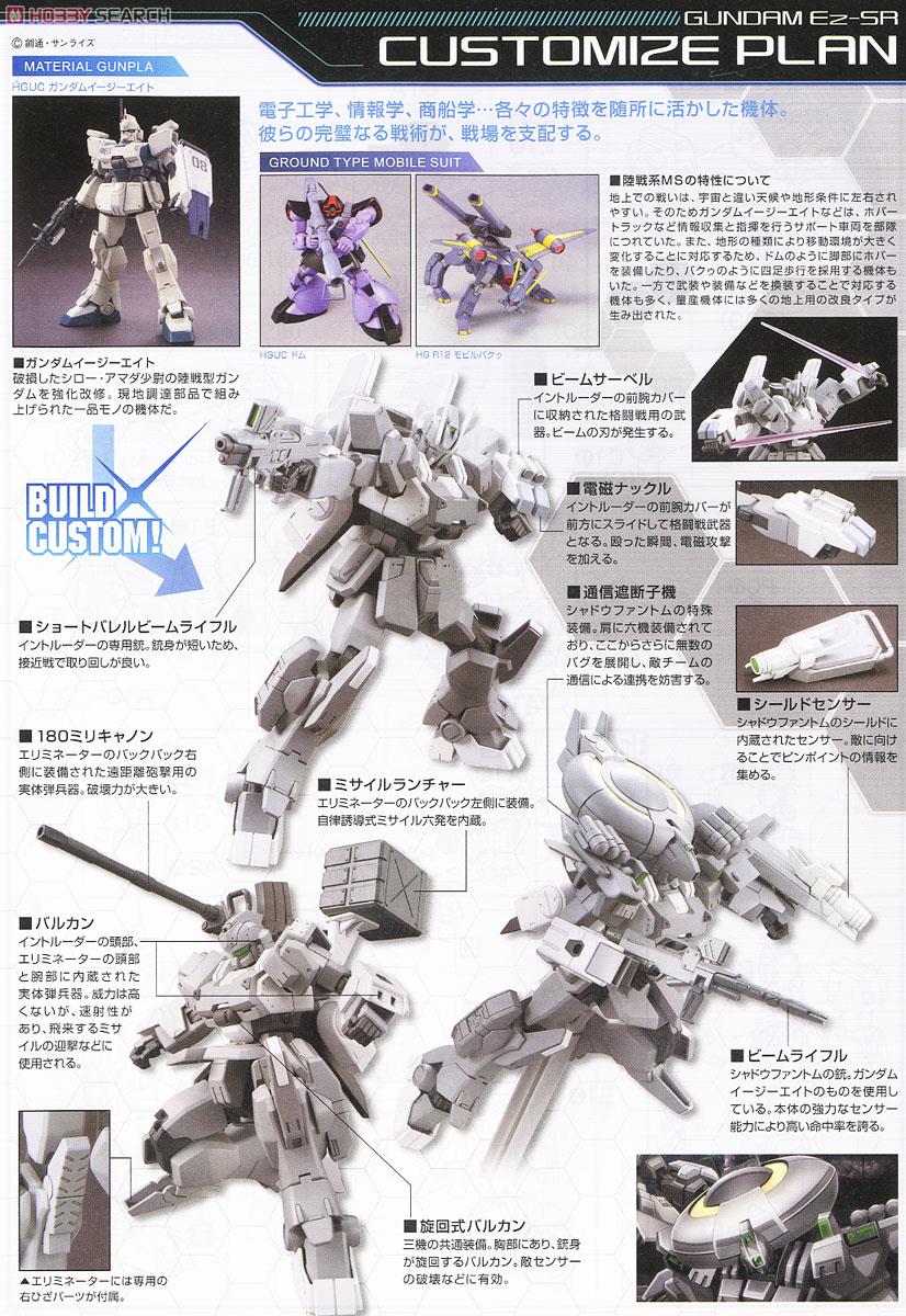 ガンダムEz-SR (HGBF) (ガンプラ) - ホビーサーチ ガンプラ他
