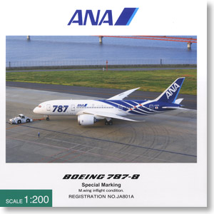 1/200 787-8 JA801A 787特別塗装機 空中姿勢 (完成品飛行機) - ホビー