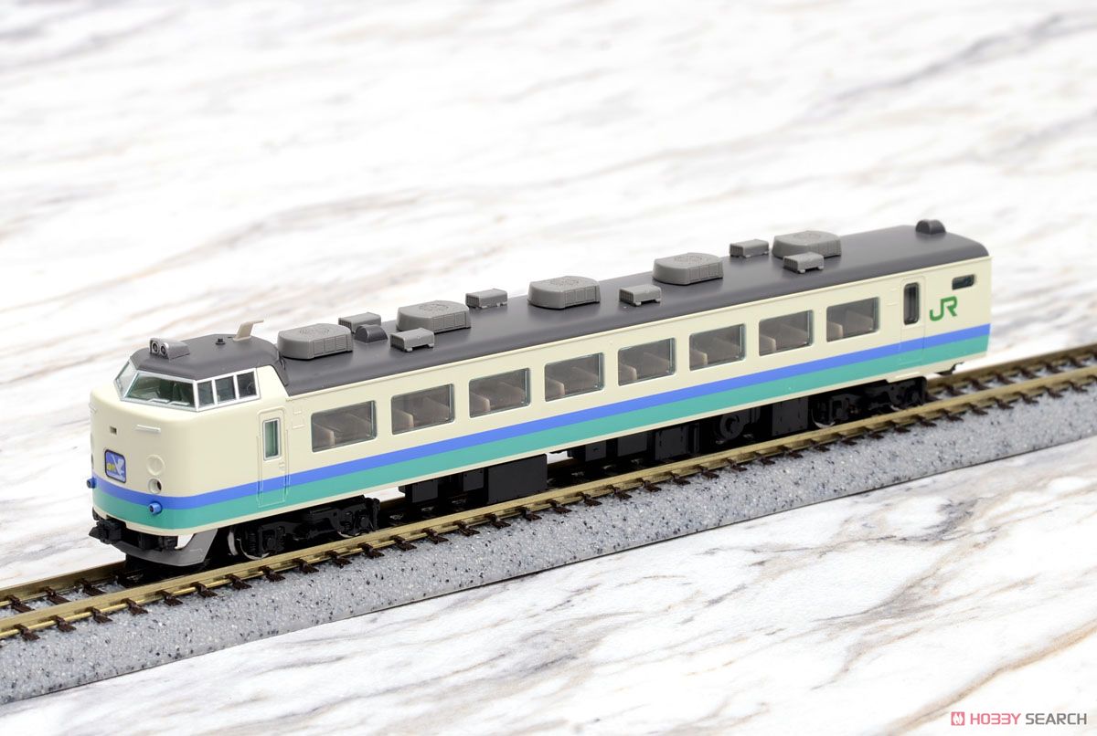 JR 485系特急電車 (上沼垂色・白鳥) 基本セットA (基本A・5両セット