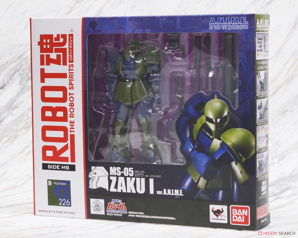 1/100 MG ザクMS−05 Ver．GTO（擬似組立完成品） MG 1/100 MS-05 旧型ザク（黒い三連星） | バンダイによる、遊びと学び