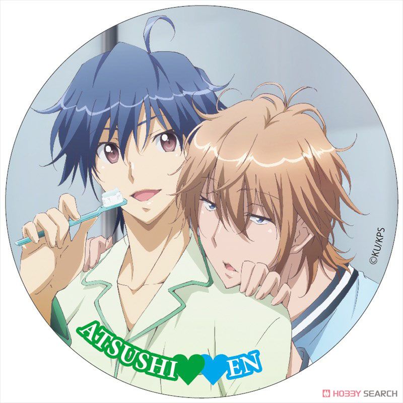 美男高校地球防衛部LOVE！LOVE！ ペアカンバッジ 由布院煙&鬼怒川熱史