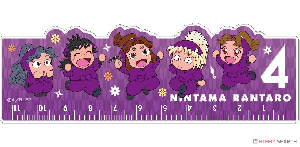 忍たま乱太郎 アクリル定規 04 4年生 (キャラクターグッズ) - ホビー