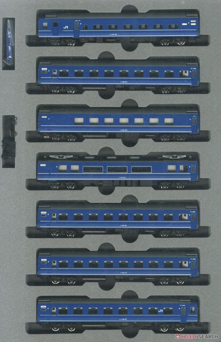 24系25形 寝台特急 「瀬戸・あさかぜ」 (基本・7両セット) (鉄道模型