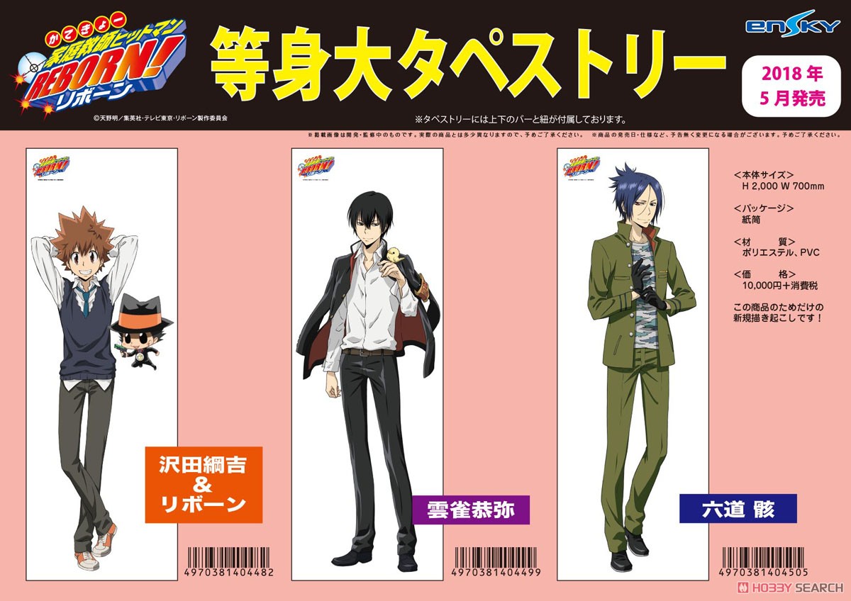 家庭教師ヒットマン REBORN！ 等身大タペストリー 六道骸