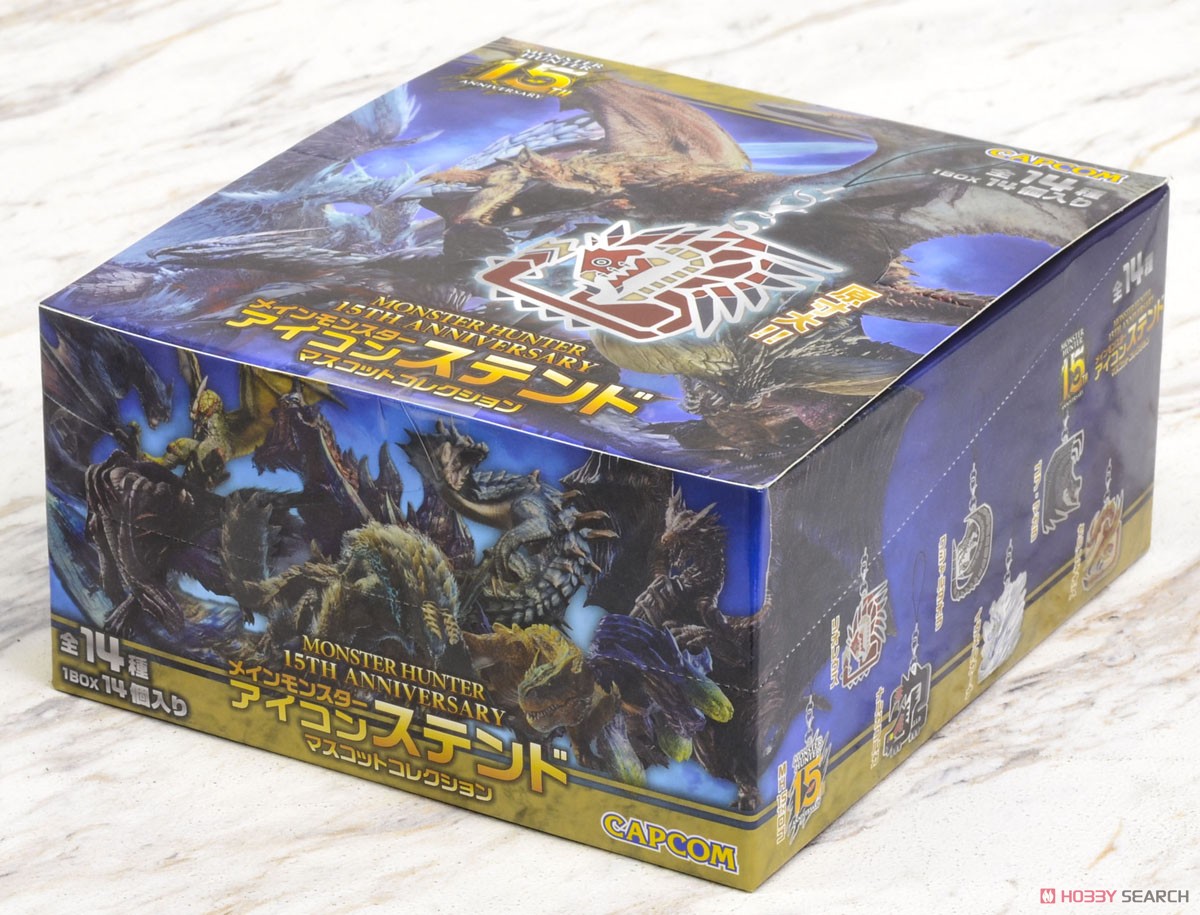 モンスターハンター15th メインモンスターアイコンステンドマスコット