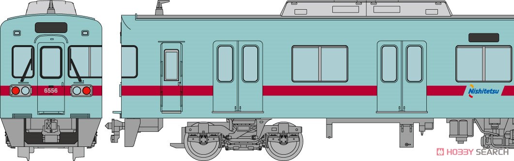 鉄道コレクション 西日本鉄道 6050形 更新車 6156編成 増結3両セット