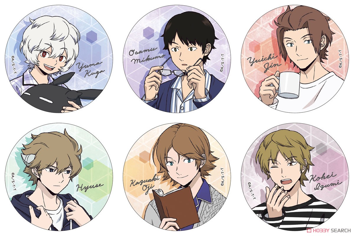 ワールドトリガー 缶バッジ 王子一彰 (キャラクターグッズ) - ホビー