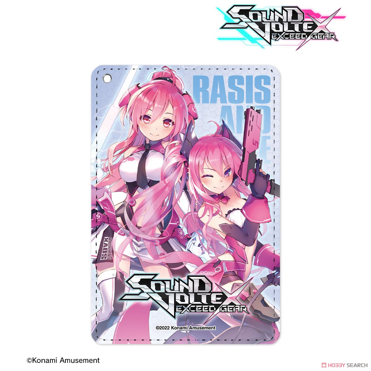 Sound Voltex Exceed Gear Rasis & Grace 1 Pocket Pass Case (Anime