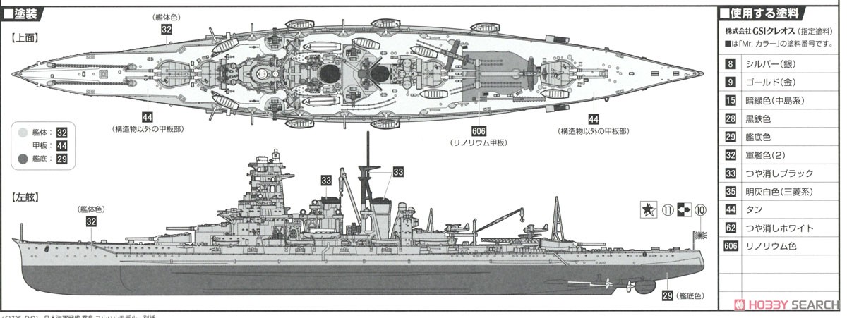 日本海軍戦艦 霧島 フルハルモデル (プラモデル) - ホビーサーチ