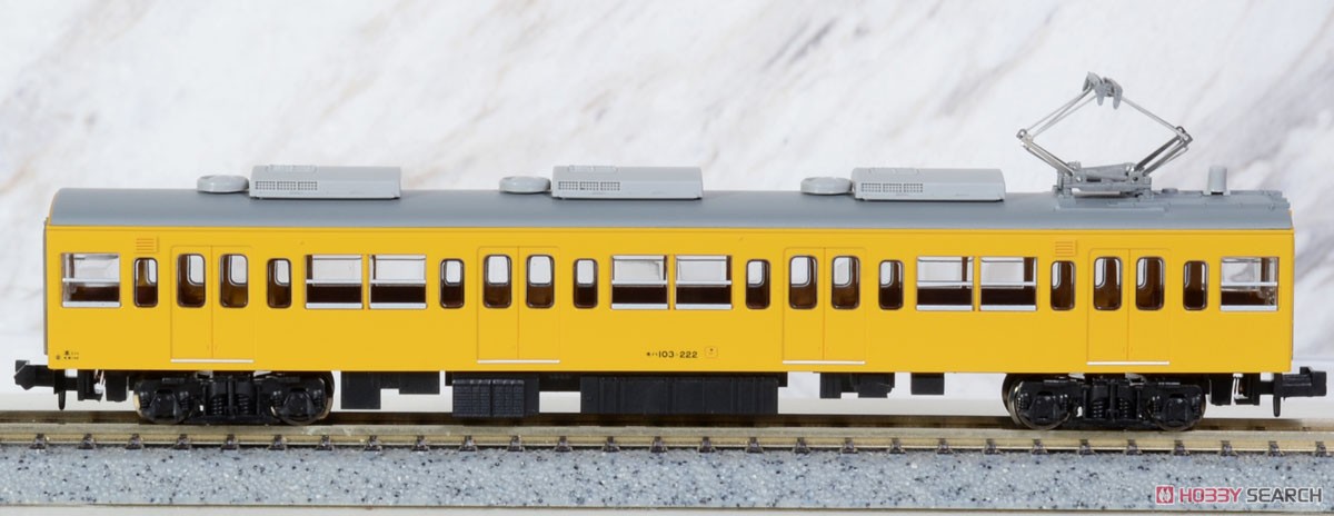 103系 初期型・分散冷房車 カナリア・福知山線 4両セット (4両セット