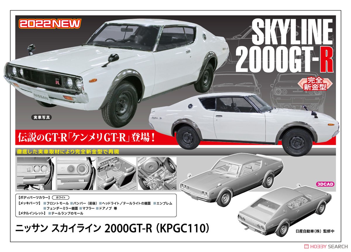 ニッサン スカイライン 2000GT-R (KPGC110) (プラモデル) - ホビー