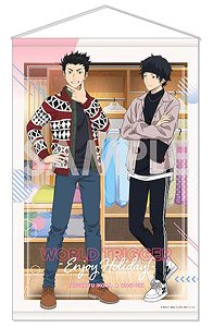 ワールドトリガー タペストリー -ENJOY HOLIDAY!- 7. 生駒達人&隠岐