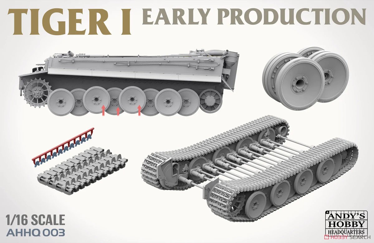 ティーガーI 前期型 (プラモデル) - ホビーサーチ ミリタリープラモ