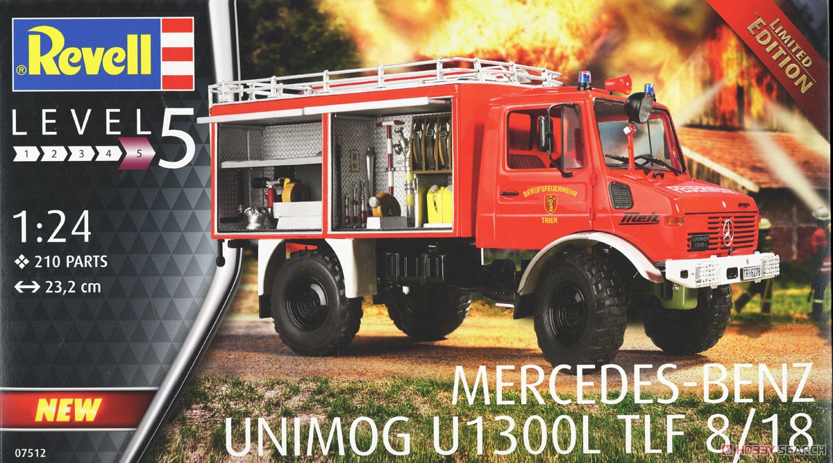 メルセデス・ベンツ ウニモグ U1300L TLF8/18 消防車 (プラモデル