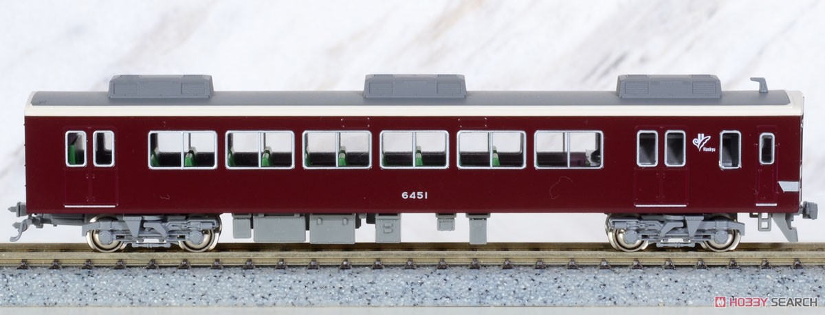 阪急 6300系 (小窓あり) 4両基本セット (基本・4両セット) (鉄道模型