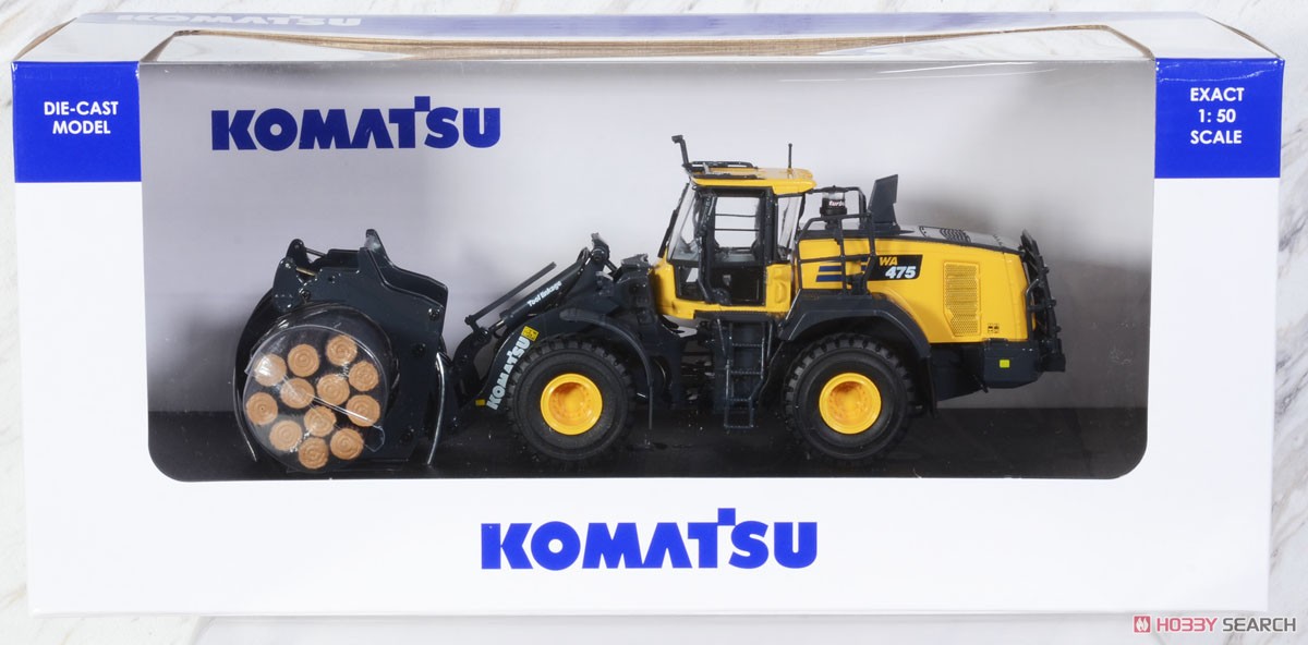 コマツ WA475-10 ホイールローダー ロググラップル仕様 (ミニカー