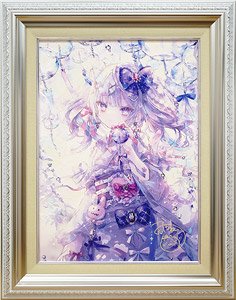 50枚限定】 おにねこ先生直筆サイン入り X-ART製 オーロラアート