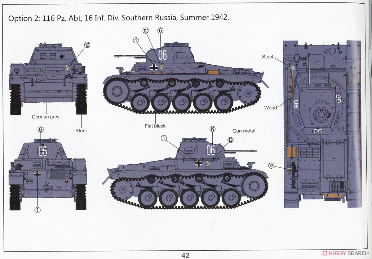 Pz.kpfw II (Sd.Kfz.121) Ausf.F (Plastic model) - HobbySearch