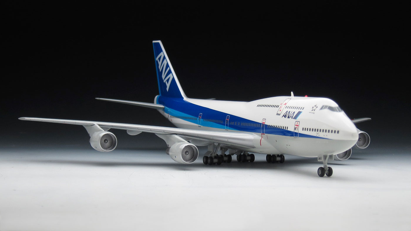 ハセガワ 1/200「ANA ボーイング747-400D（JA8961）」プラモデル製作記
