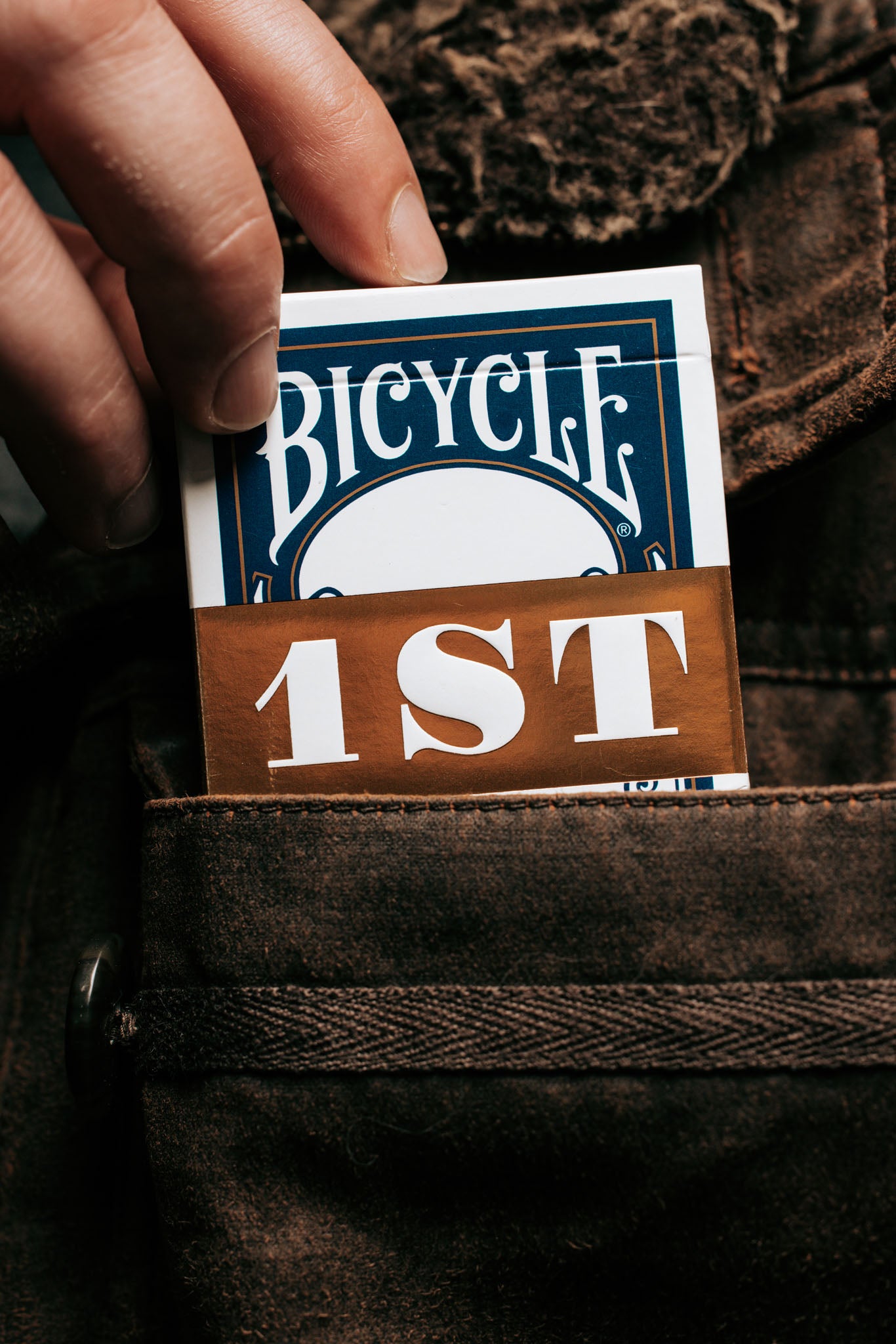 1ST Edition Bicycle Rider Backs In Blue