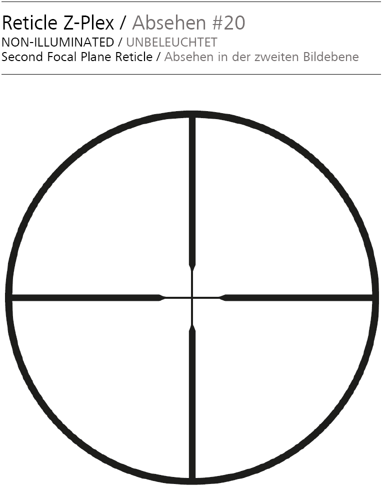 Zeiss Conquest V4 3-12x44 Capped elev. turret Z-Plex #20 | 1 Shot Gear