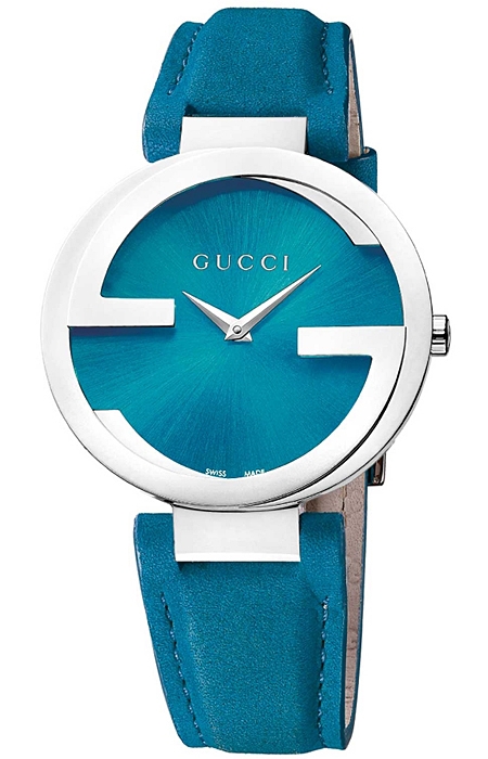 Gucci Interlocking Large Turquoise Dial Womens Watch YA133315