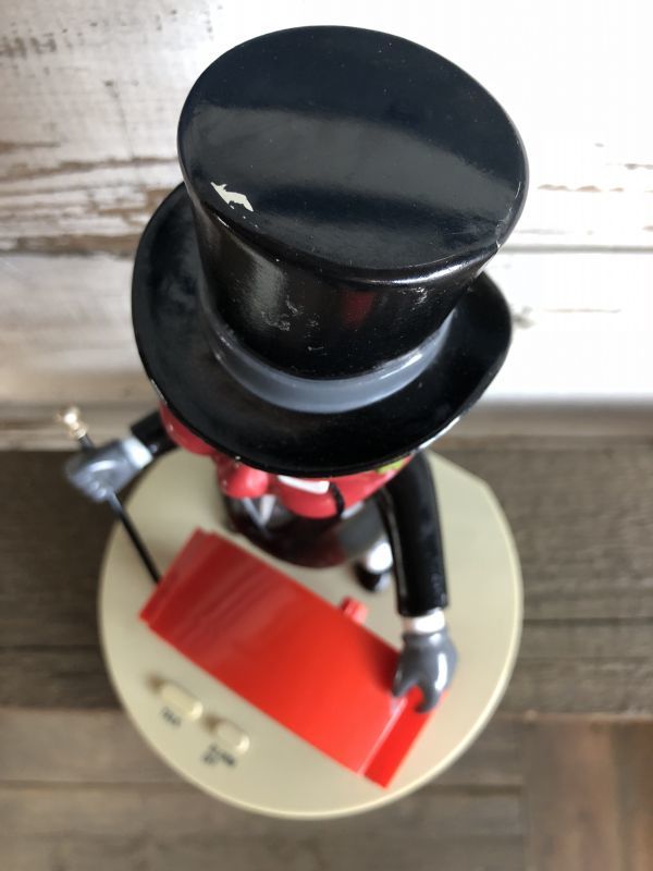 Vintage Heinz Mr Aristocrat Tomato Man Talking Alarm Clock (J335