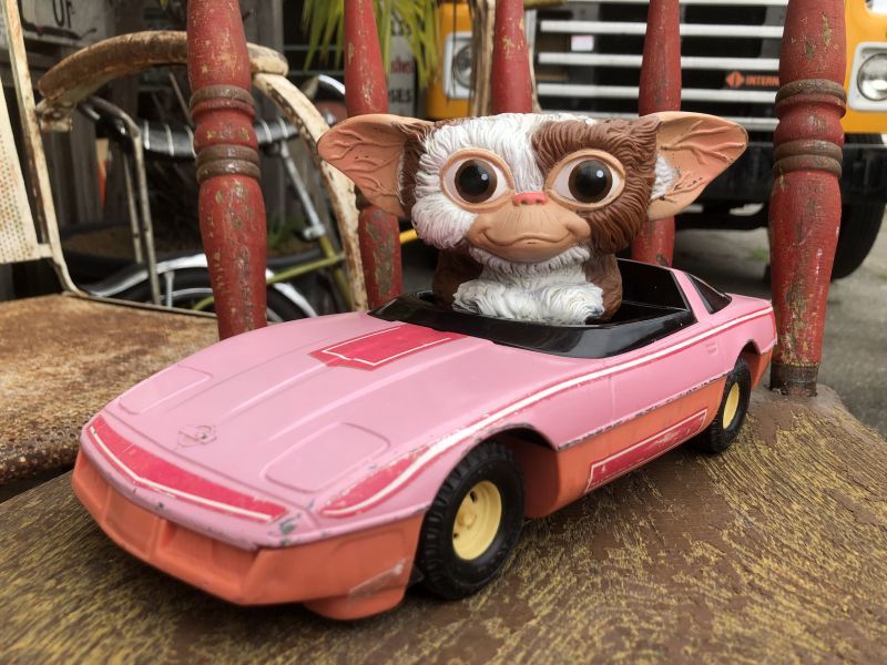 Vintage 1984 ERTL Gremlins Gizmo PINK Corvette Gizmobile (B521