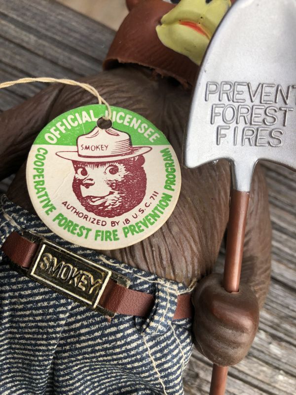 70s Vintage Dakin Smokey The Bear Figure (B835) - 2000toys Antique